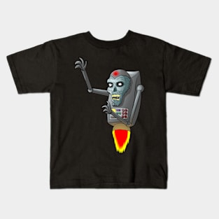 Hovering Cyborg Kids T-Shirt